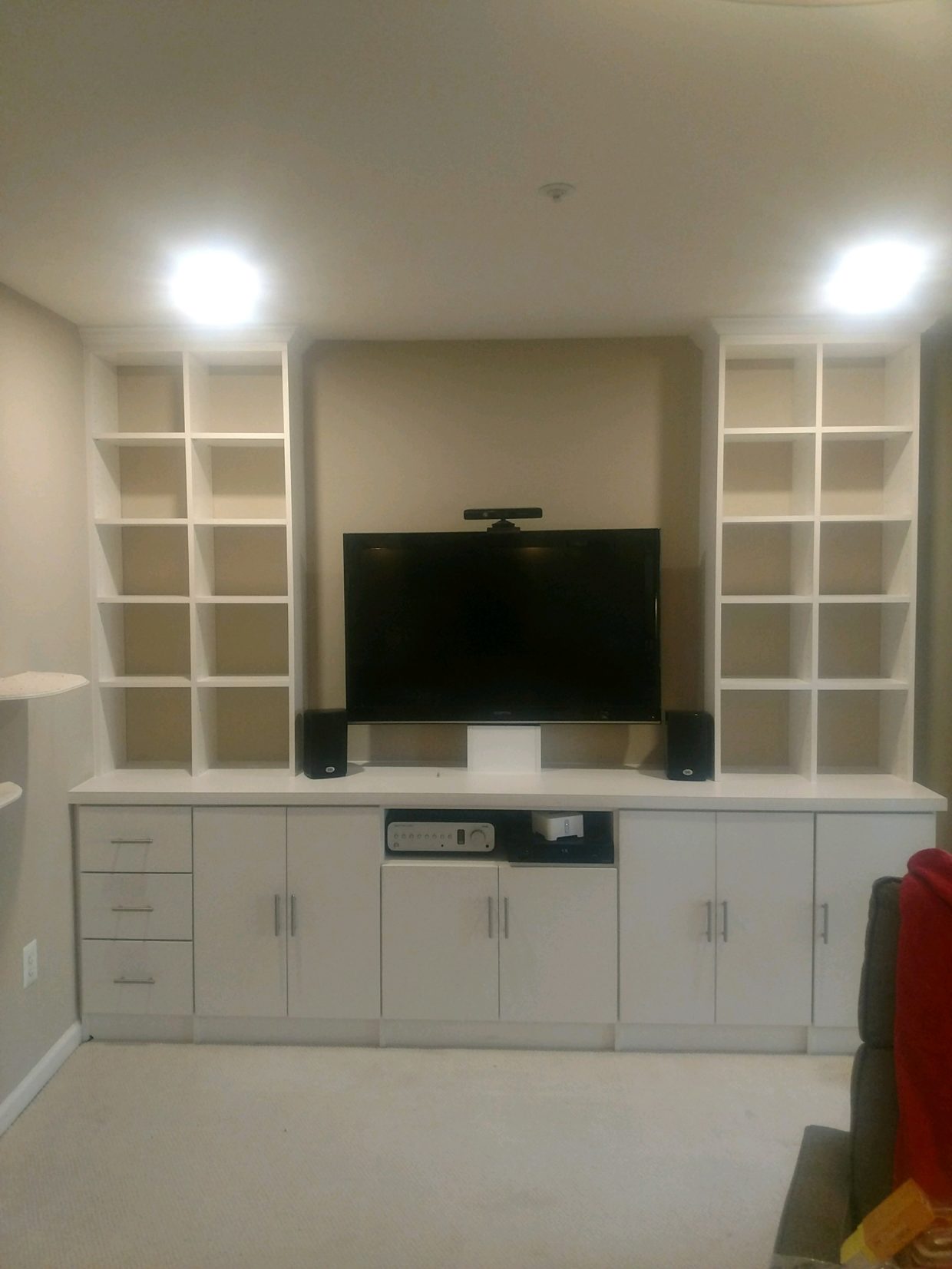 Basement TV Wall Unit