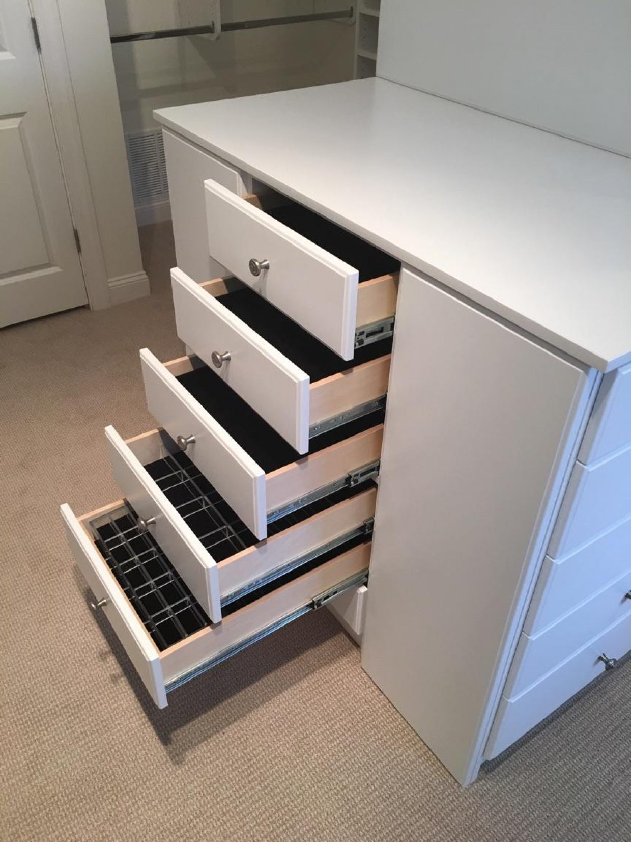 Custom Jewelry drawers