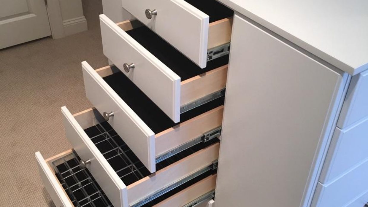 Custom Jewelry drawers