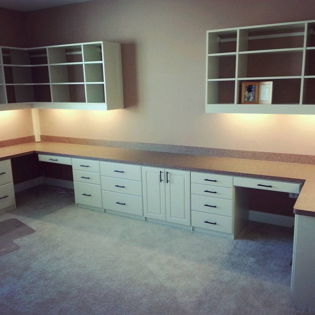 Custom Home Office Chesapeake Closets