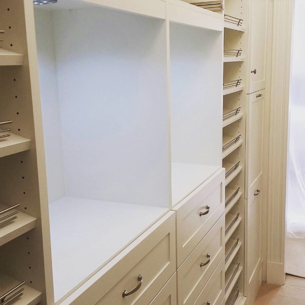 Lighted Master Closet