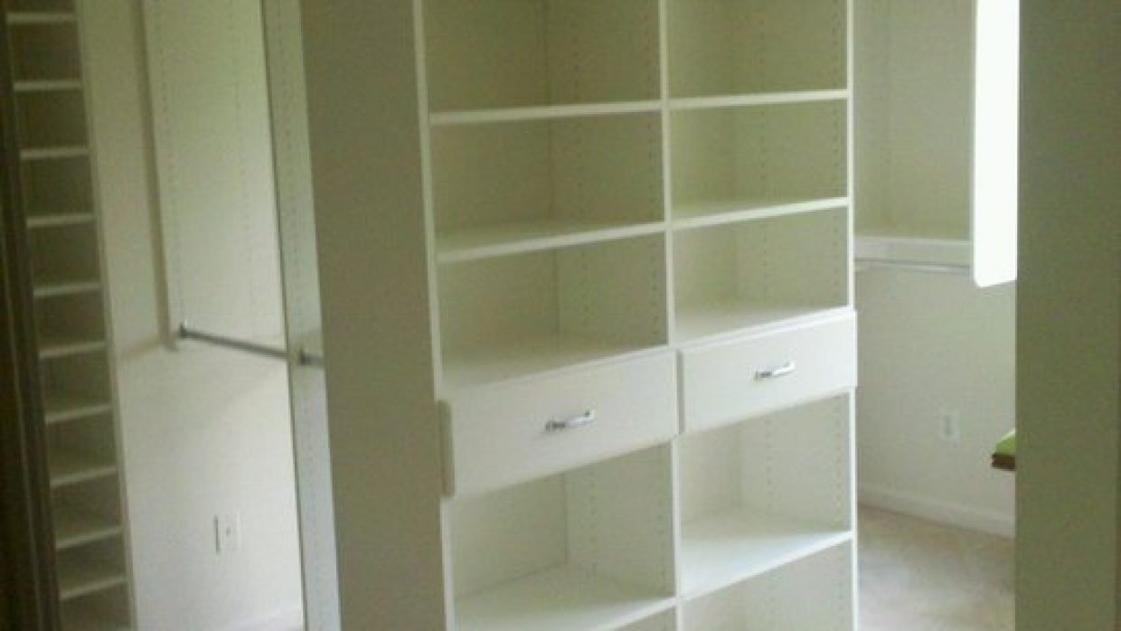 White Walk-In closet