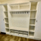 White Raised Panel Orb Mudroom